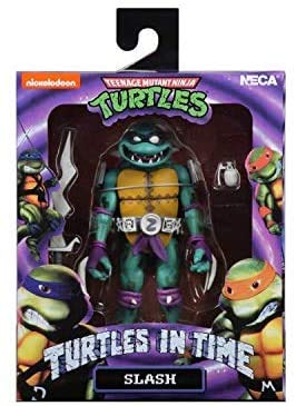 NECA TMNT Turtles in Time Series 1 Slash 7 Inch Scale Action Figure