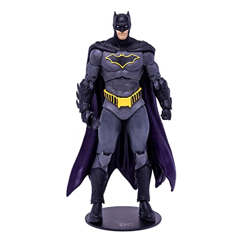 McFarlane Toys, DC Multiverse Batman Rebirth 7-inch Action Figure with 22 Moving Parts, Collectible DC Batman Figure with Unique Collector Character Card – Ages 12+