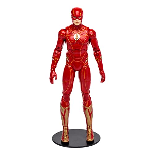 McFarlane Toys, DC Multiverse 7-inch The Flash Action Figure, Collectible DC The Flash Movie Figure with Unique Collector Character Card – Ages 12+