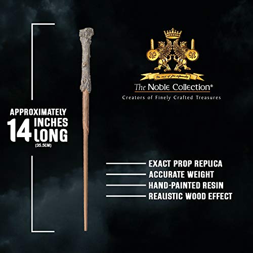 The Noble Collection - Harry Potter Wand In A Standard Windowed Box - 14in (35.5cm) Wizarding World Wand - Harry Potter Film Set Movie Props Wands