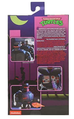 NECA Teenage Mutant Ninja Turtles (Cartoon) -1:7 Scale Collectible Action Figure, Ultimate Evil Rex-1