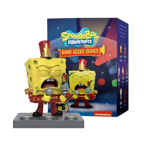 Mighty Jaxx SpongeBob SquarePants Band Geek Series | Blind Box Toy Collectible Figurines | One Pack - Contains One Random Figure