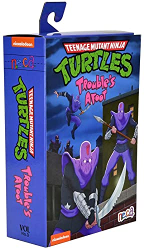 Figurine NECA Teenage Mutant Ninja Turtles Action Figure (Vol No.3) - Ultimate Foot Soldier Trouble's Afoot