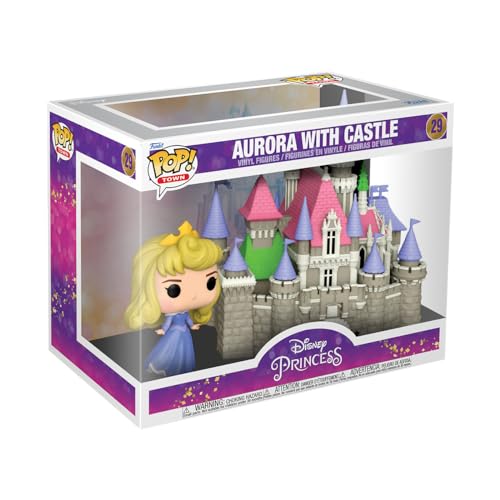 Funko POP! Town: Ultimate Princess - Princess Aurora With Castle - Disney Princesses - Collectable Vinyl Figure - Gift Idea - Official Merchandise - Toys for Kids & Adults - Movies Fans