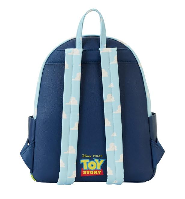 Loungefly Backpacks Toy Story Movie Collab Triple Pocket Mini Backpack Black/charcoal