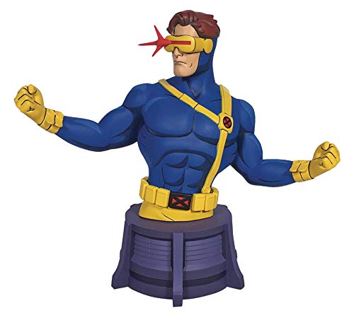 DIAMOND SELECT TOYS JUL192665 X-Men Marvel Animated Cyclops Bust, Multicolor