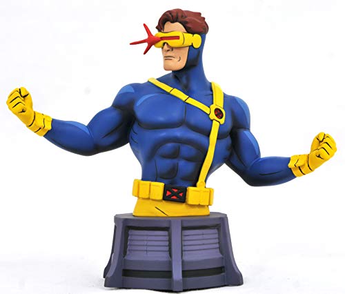 DIAMOND SELECT TOYS JUL192665 X-Men Marvel Animated Cyclops Bust, Multicolor