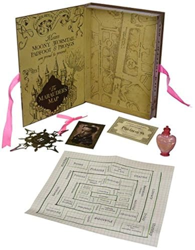 The Noble Collection Hermione Granger Artefact Box - 11in (28cm) Hermione Artefact Box - Includes 7 Replica Items - Officially Licensed Harry Potter Film Set Movie Toy