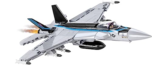 COBI 5805 F/A-18E Super Hornet Top Gun Building Blocks, Silver