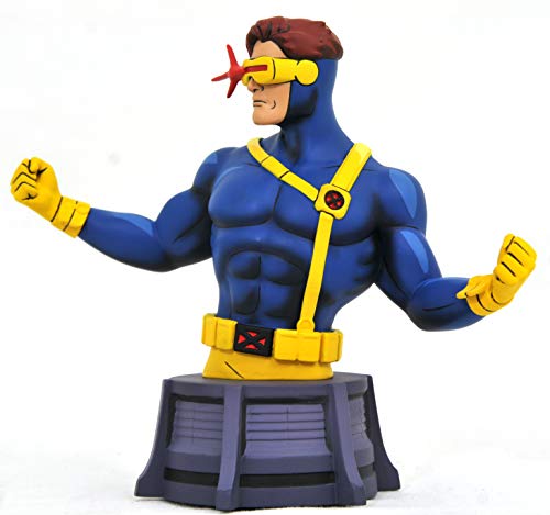 DIAMOND SELECT TOYS JUL192665 X-Men Marvel Animated Cyclops Bust, Multicolor