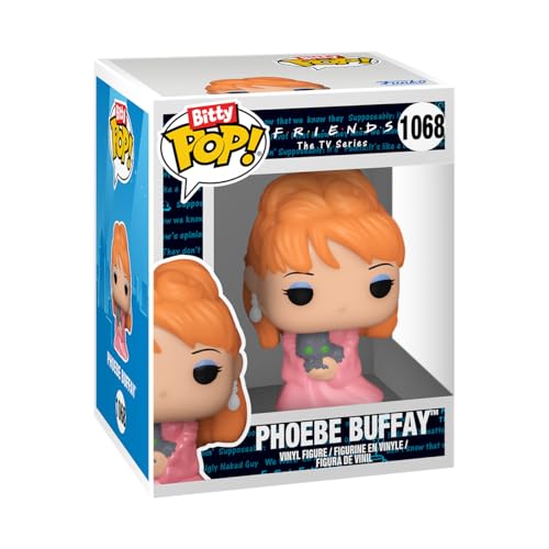 Funko Bitty Pop! Friends - Joey 4PK - Joey Tribbiani™, Ross Geller™, Rachel Green™ and A Surprise Mystery Mini Figure - 0.9 Inch (2.2 Cm) Collectable - Stackable Display Shelf Included - Gift Idea