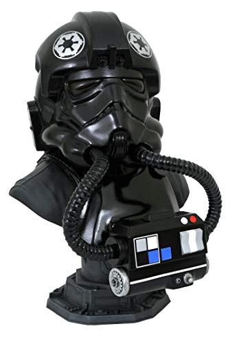 Diamond Select - Star Wars Legends In 3D Tie Pilot 1/2 Scale Bust, Multicolored,Standard,MAR212002