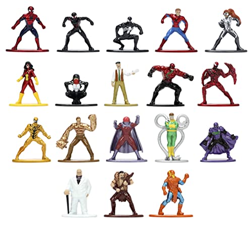 Marvel Spider-Man 18-Pack Series 8 Die-cast Figures, Toys for Kids and Adults