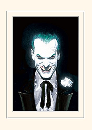 Pyramid International DC Comics (Joker Suited) -Mounted Print Memorabilia 30 x 40cm, Paper, Multicoloured, 30 x 40 x 1.3 cm