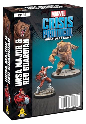 Atomic Mass Games Ursa Major & Red Guardian: Marvel Crisis Protocol Miniatures Game Ages 14+ 2 Players 45 Minutes Playing Time, FFGCP89