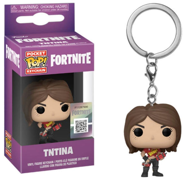 Funko POP! Keychain: Fortnite - TNTina Novelty Keyring - Collectable Mini Figure - Stocking Filler - Gift Idea - Official Merchandise - Video Games Fans - Backpack Decor