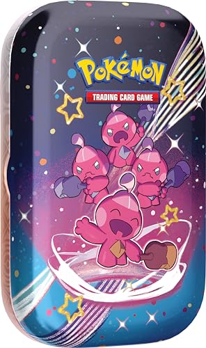 Pokémon TCG: Scarlet & Violet—Paldean Fates Mini Tin – Tinkatink (2 Booster Packs, 1 Sticker & 1 Art Card)