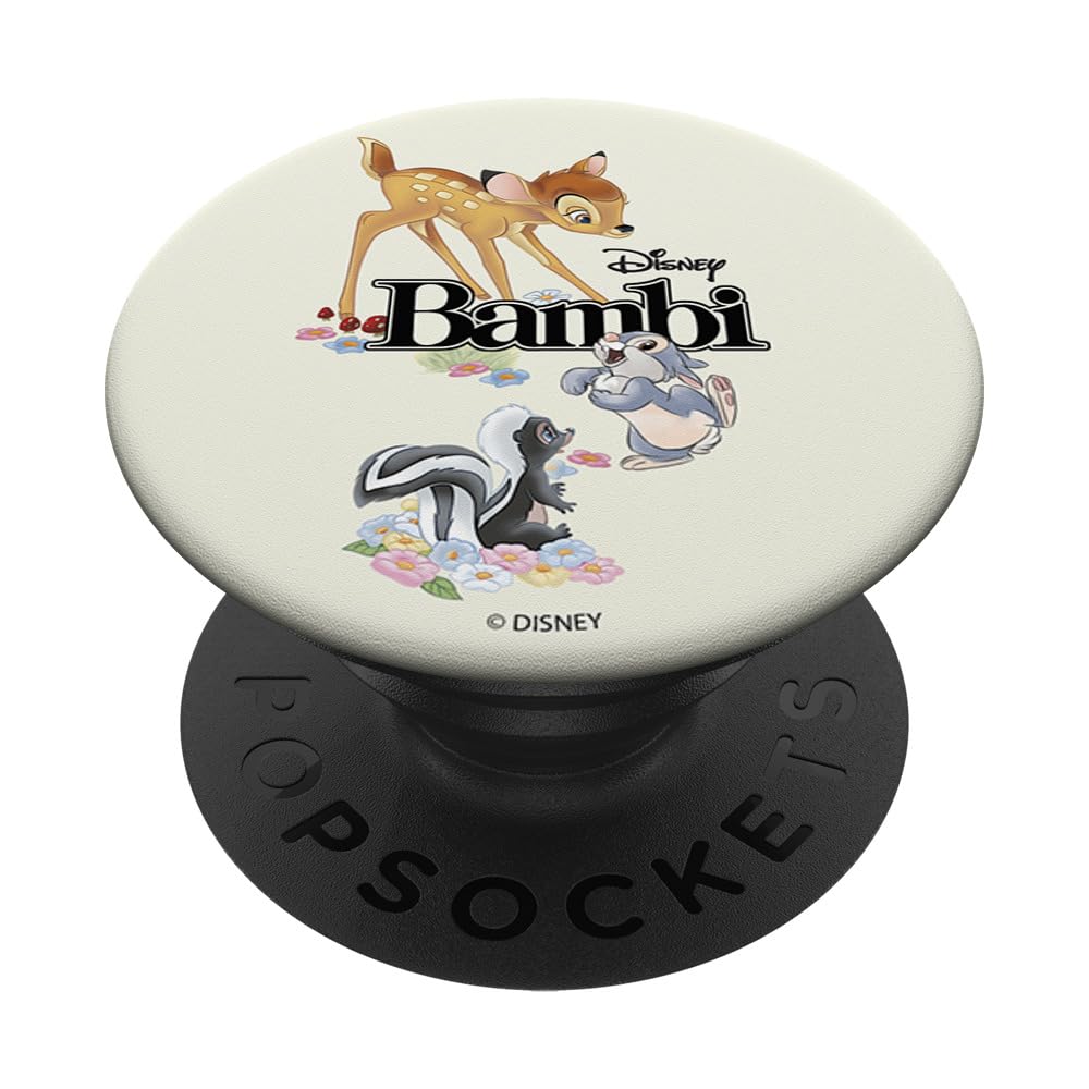 Disney Bambi Thumper & Flower Logo PopSockets Swappable PopGrip