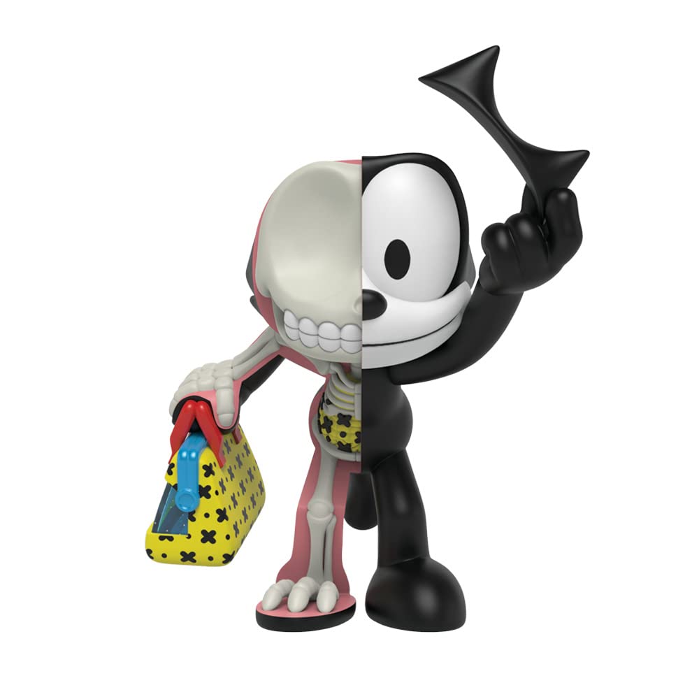 Mighty Jaxx Felix the Cat XXRAY Plus Collectible Figurine | Jason Freeny Vinyl Art Toy Collectibles