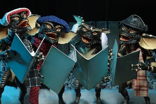 NECA Collectible 2-Pack Gremlins 2-7" Scale Action Figures - Christmas Carol Winter Scene Two