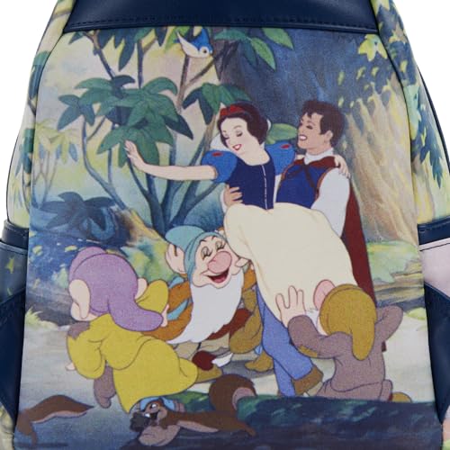 Loungefly Disney Snow White Scenes Womens Double Strap Shoulder Bag Purse