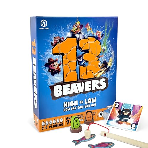 13 Beavers: Fun Family Board Game for Ages 7+ 2-6 Players | Best New Board Games for Kids, Teens and Adults