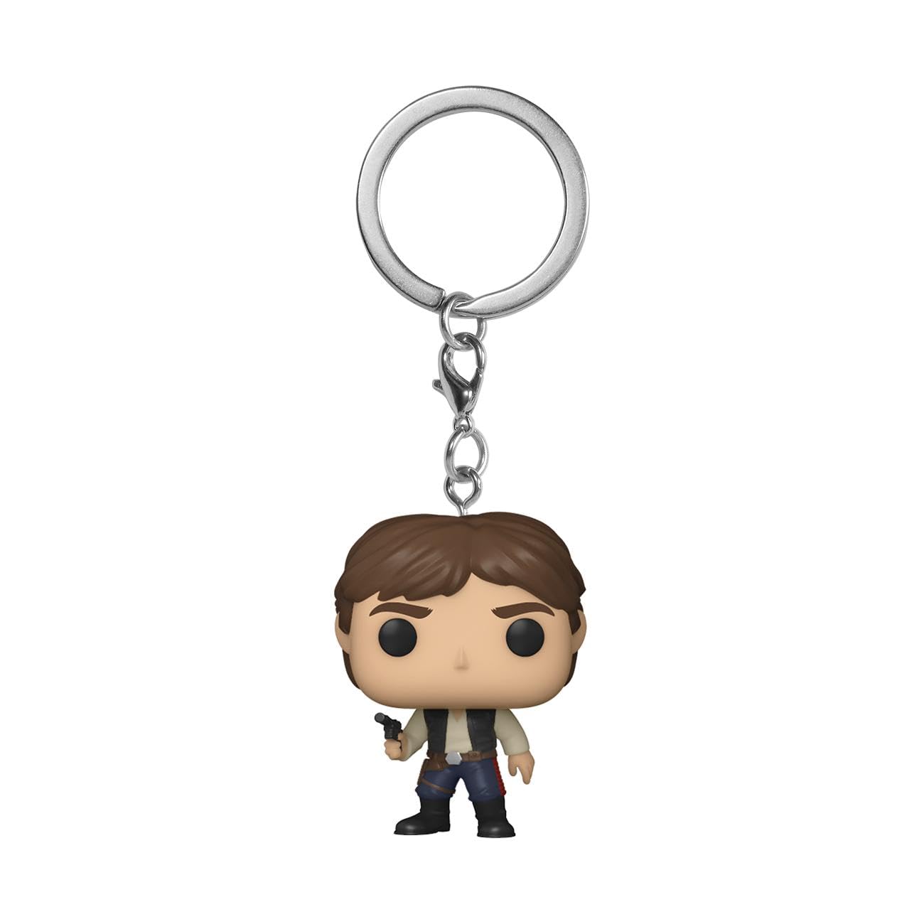 Funko Pop! Keychain: Star Wars - Han Solo Novelty Keyring - Collectable Mini Figure - Stocking Filler - Gift Idea - Official Merchandise - Movies Fans - Backpack Decor