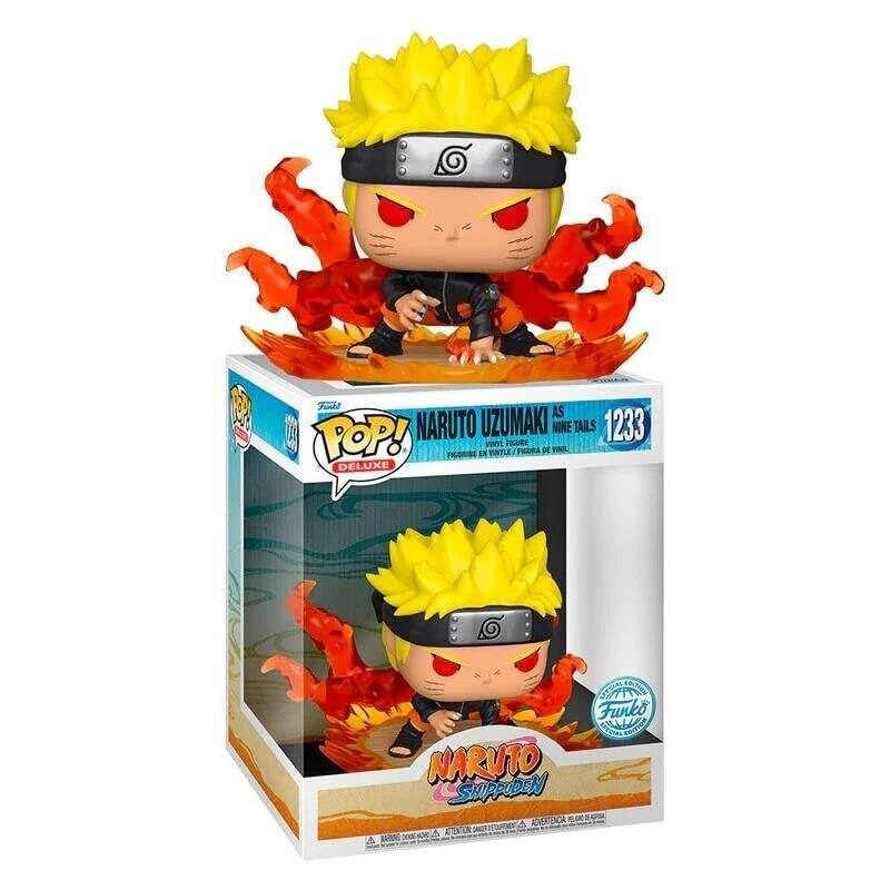 Funko POP! Deluxe: Naruto Uzumaki - Naruto Uzumaki As Nine Tails - Amazon Exclusive - Collectable Vinyl Figure - Gift Idea - Official Merchandise - Toys for Kids & Adults - Anime Fans