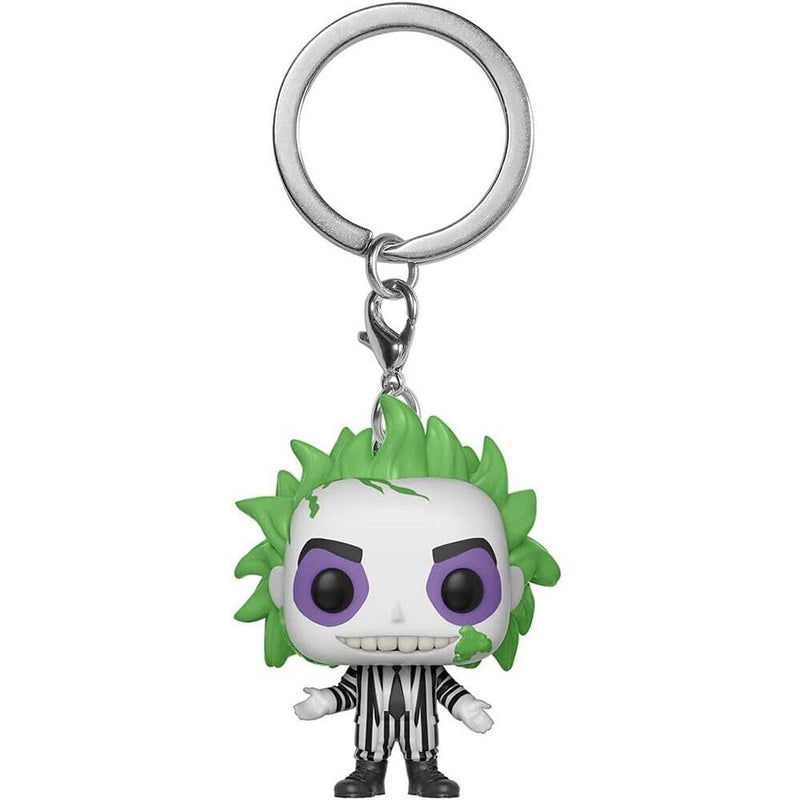 Funko Pop! Keychain Beetlejuice Horror S8 Novelty Keyring - Collectable Mini Figure - Stocking Filler - Gift Idea - Official Merchandise - Movies Fans - Backpack Decor