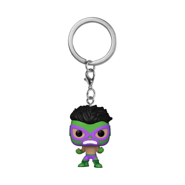 Funko Marvel Luchadores Hulk - Keychain - Collectable Vinyl Mini Figure Novelty Keyring - Stocking Filler - Gift Idea - Official Merchandise - Comic Books Fans - Minifigure