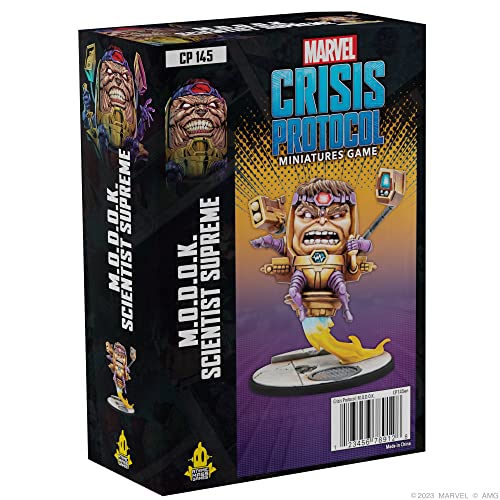 Atomic Mass Games | Marvel Crisis Protocol: M.O.D.O.K. Scientist Supreme | Miniatures Card Game | Ages 14+ | 2 Players | 90 Minutes Playing Time