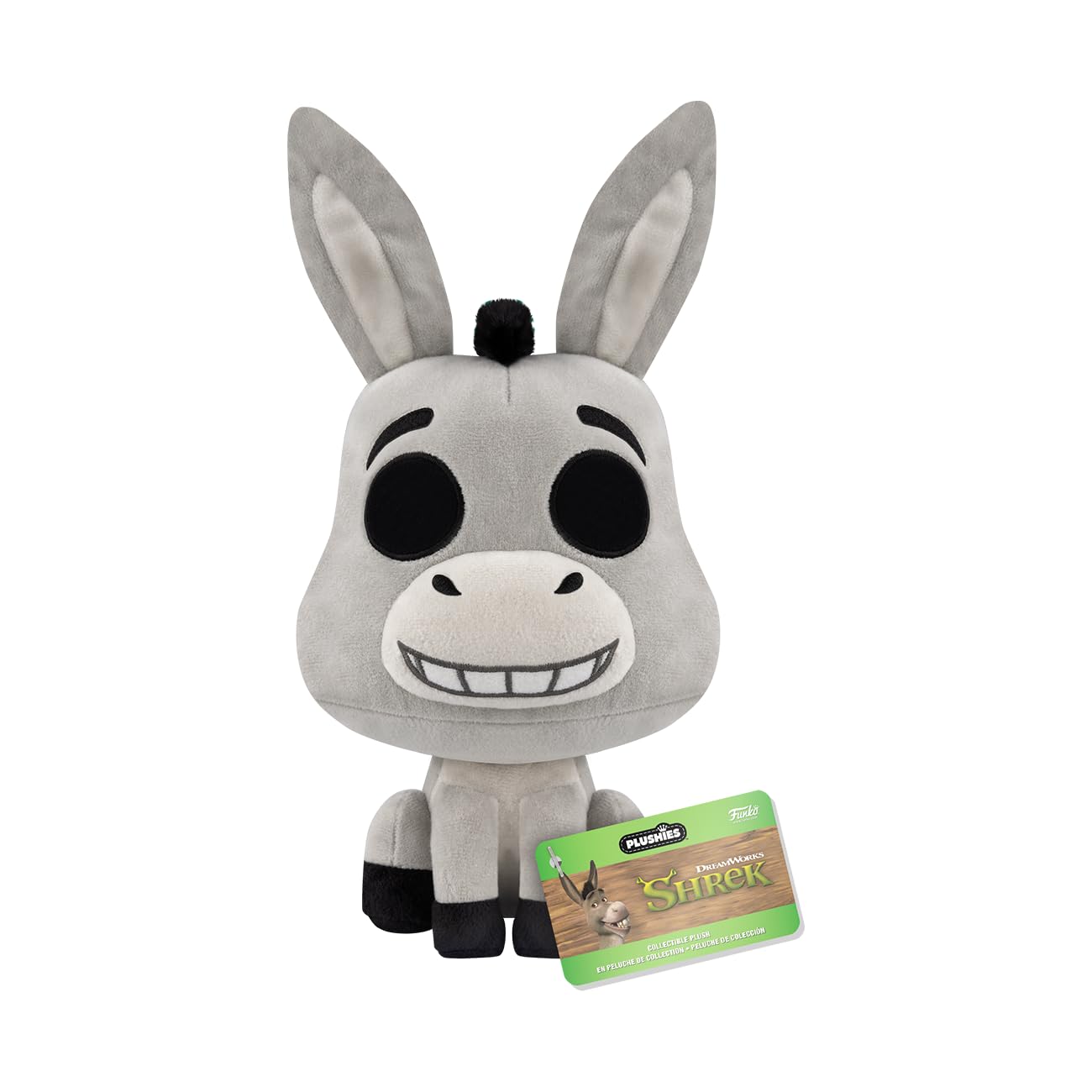 Funko Pop! Plush: Shrek – Donkey (7") - Collectable Soft Toy - Birthday Gift Idea - Official Merchandise - Stuffed Plushie for Kids and Adults - Ideal for Movies Fans