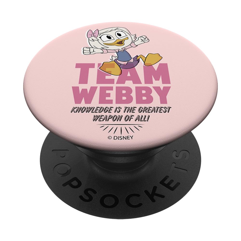 Disney DuckTales Team Webby Pink PopSockets Swappable PopGrip