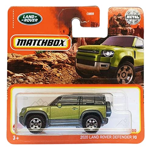 Matchbox - 2020 Land Rover Defender 90 - MBX 11/100 - GXM35 - Short Card - Metallic Green - Superfast Lesney - Mattel 2021