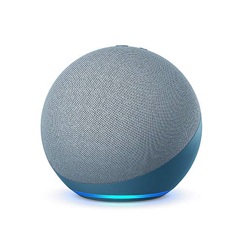 Echo (4th generation) | Premium sound Wi-Fi and Bluetooth smart speaker with Dolby, smart home hub and Alexa | Twilight Blue