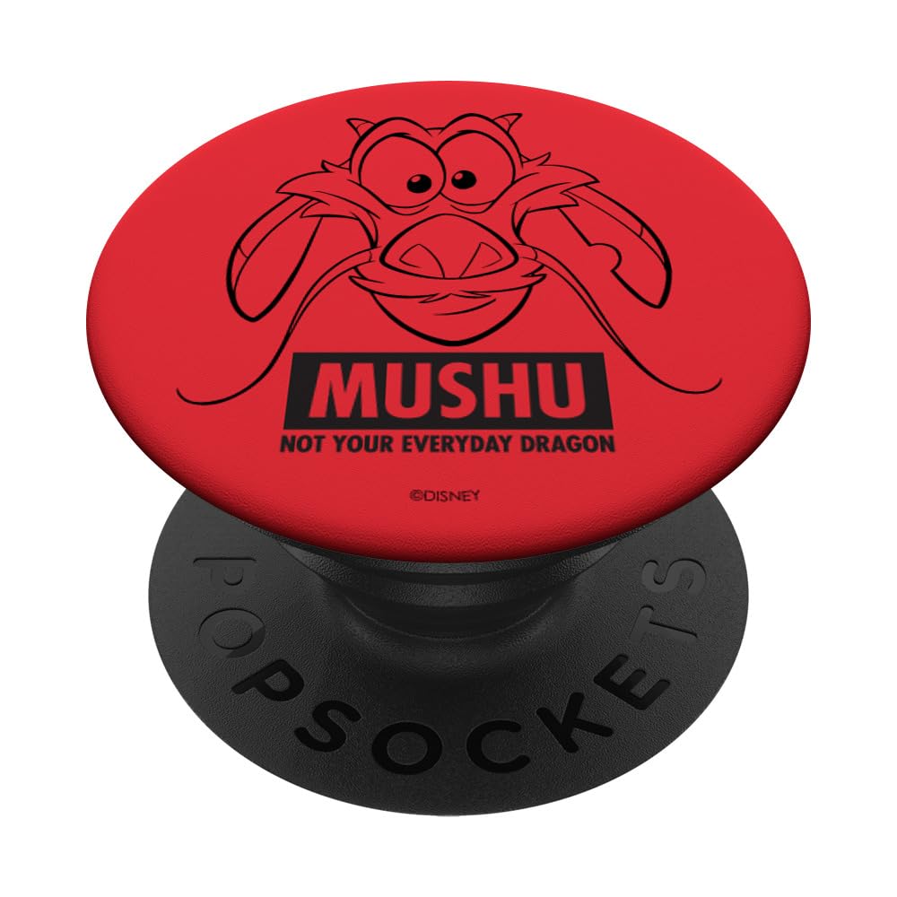 Disney Mulan Mushu Not Your Everyday Dragon in Red PopSockets Swappable PopGrip