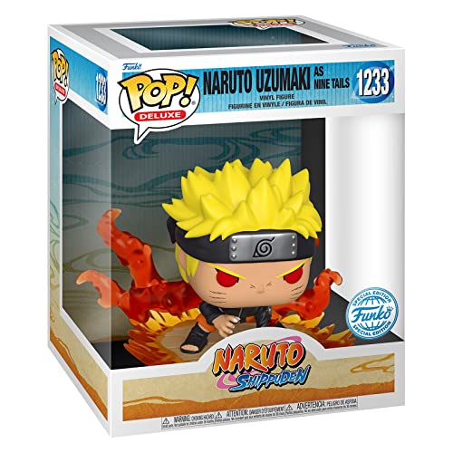 Funko POP! Deluxe: Naruto Uzumaki - Naruto Uzumaki As Nine Tails - Amazon Exclusive - Collectable Vinyl Figure - Gift Idea - Official Merchandise - Toys for Kids & Adults - Anime Fans