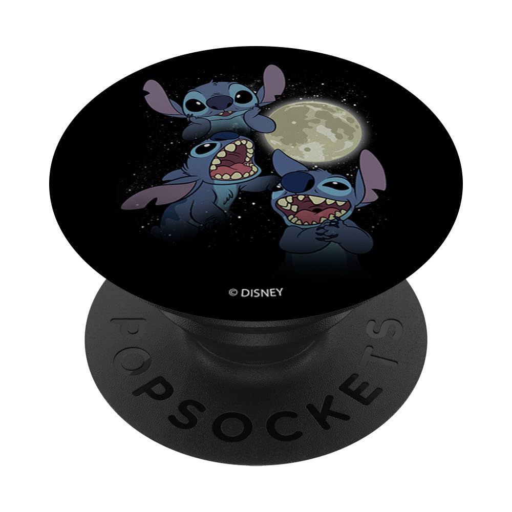 Disney Lilo & Stitch Three Stitch Moon PopSockets Swappable PopGrip