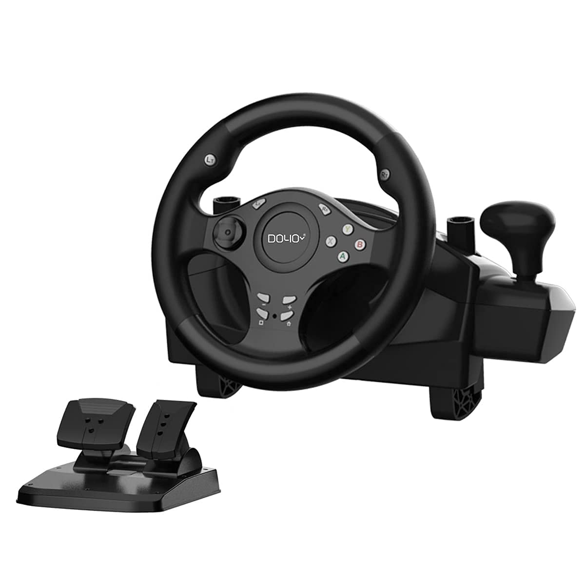 Gaming Steering Wheel, Xbox Steering Wheel and Pedals, 270° PC Racing Wheel, Vibration Feedback, NBCP Steering Wheel for PS4, PC, XBOX ONE, XBOX 360, PS3, Xbox Series X, Nintendo Switch, Android