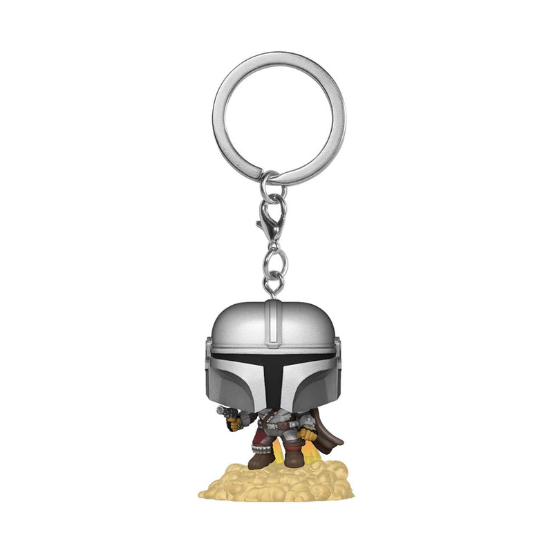 Funko Pop! Keychain: Star Wars: the Mandalorian - Mango - Mando With Blaster Novelty Keyring - Collectable Mini Figure - Stocking Filler - Gift Idea - Official Merchandise - TV Fans - Backpack Decor