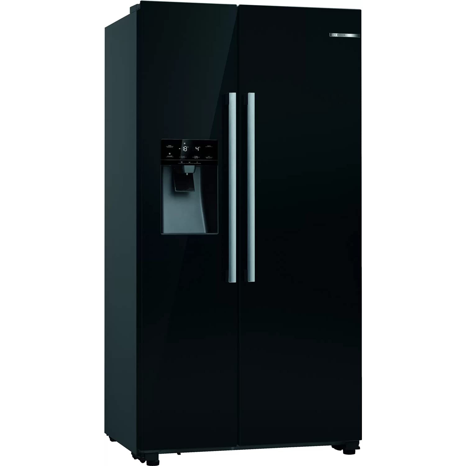 Bosch KAD93VBFPG Serie 6 Freestanding American Fridge Freezer with NoFrost, Ice Dispenser, XXL Capacity, LED Lights, VarioZone, Black