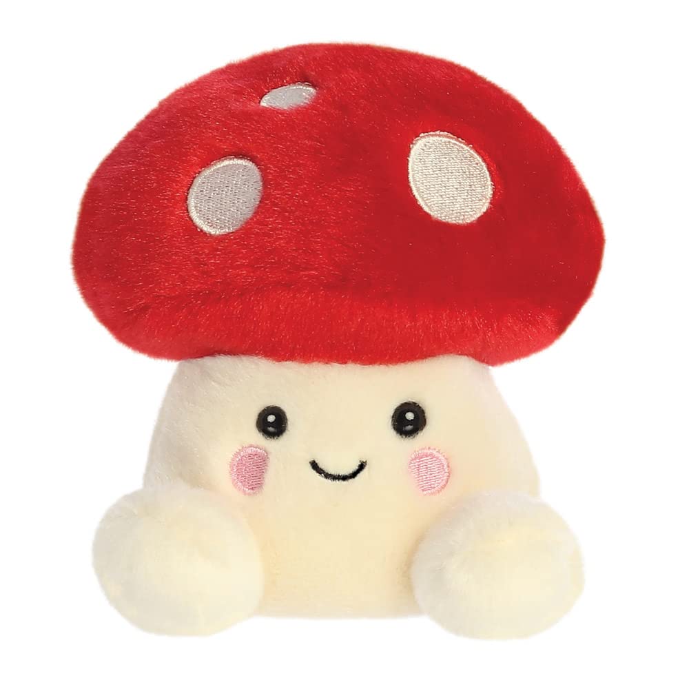 Aurora, 33767, Palm Pals Amanita Mushroom, 5In, Soft Toy, Red & Beige