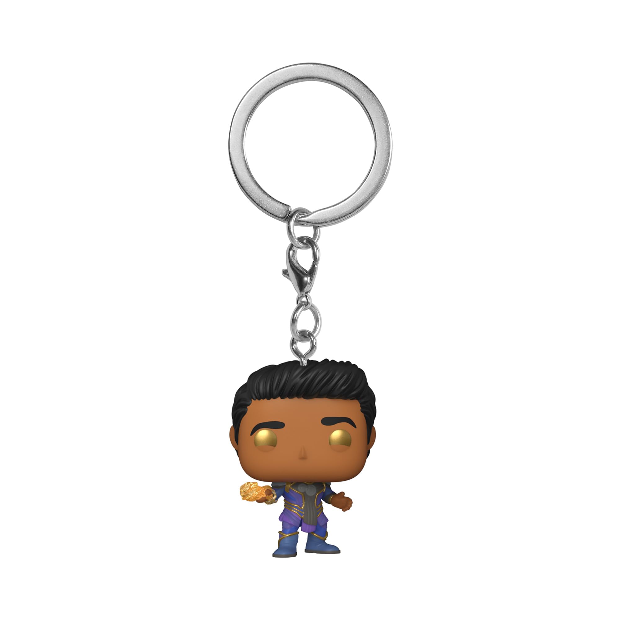 Funko POP! Keychain: Marvel Eternals - Kingo - the Eternals Novelty Keyring - Collectable Mini Figure - Stocking Filler - Gift Idea - Official Merchandise - Movies Fans - Backpack Decor