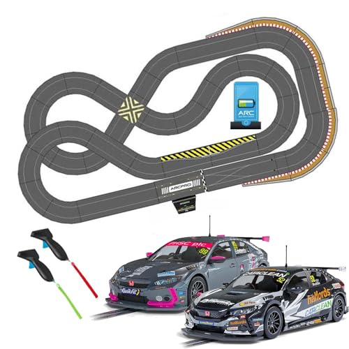 Scalextric Digital Bundle SL5 2023 ARC PRO 2 BTCC TOURING Cars Jadlam Layout