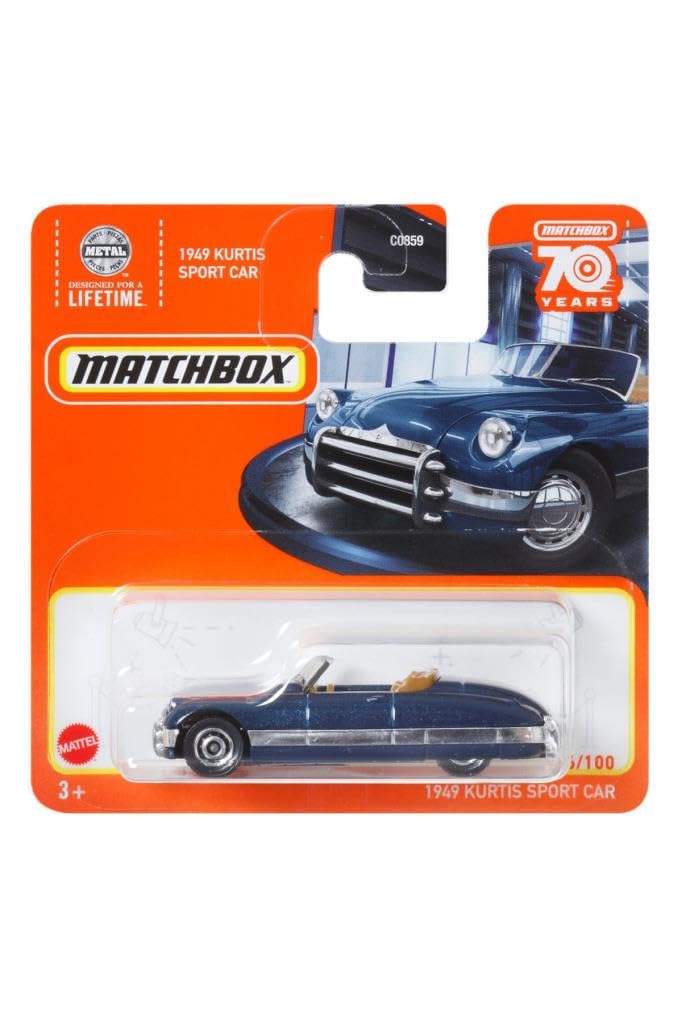 Matchbox 2023-1949 Kurtis Sport Car [Metalflake Dark Blue] Blue 46/100