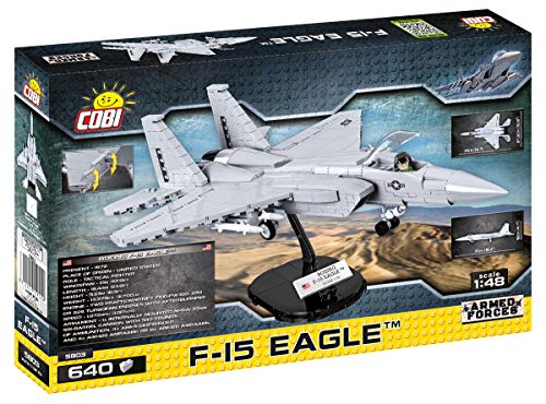 COBI 5803 F-15 Eagle Building Blocks, Silver