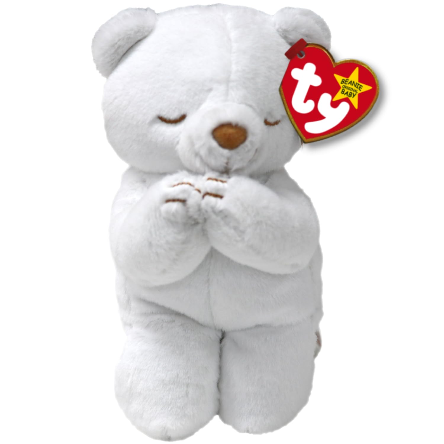 TY Hope Bear II Original Beanie Babies Regular - Soft Plush Toy for Kids, Teddy, Baby Toy, Collectible Stuffed Plushies