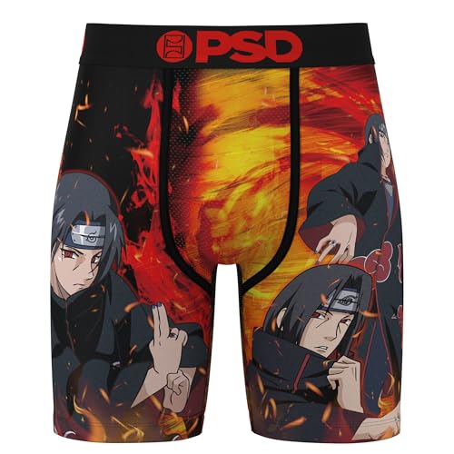 PSD Men's Itachi Burn Boxer Briefs, Multi, M, Multi | Itachi Burn, M