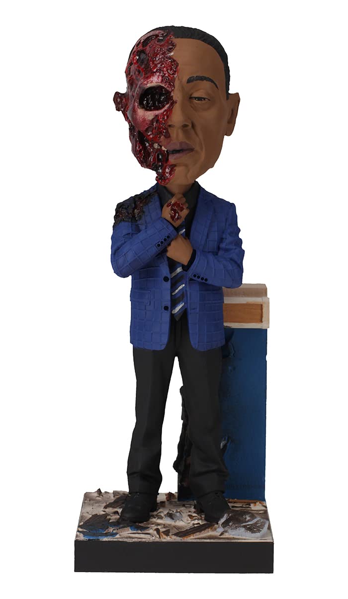 Royal Bobbles Breaking Bad Gus Fring Face Off Bobblehead, Premium Polyresin Lifelike Figure, Unique Serial Number, Exquisite Detail