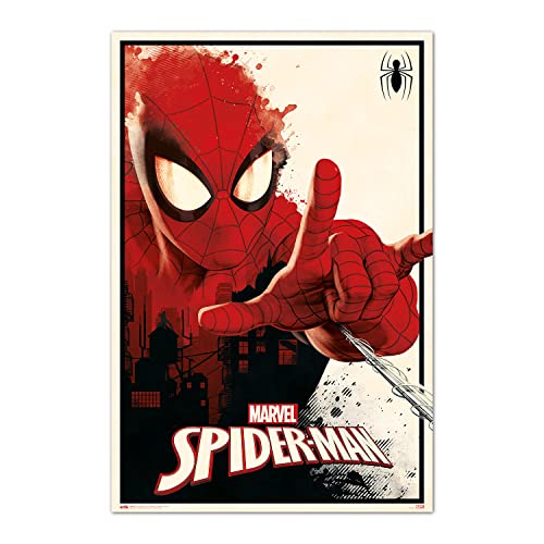 Grupo Erik Marvel Spider-Man Poster - 36 x 24 inches / 91.5 x 61 cm - Spiderman Poster - Shipped Rolled Up - Cool Posters - Art Poster - Posters & Prints - Wall Posters